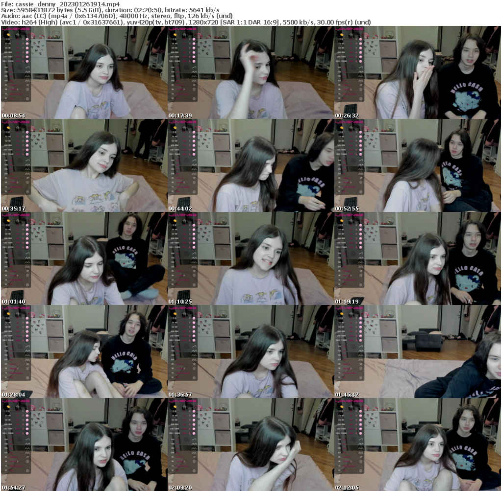 Preview thumb from cassie_denny on 2023-01-26 @ bongacams