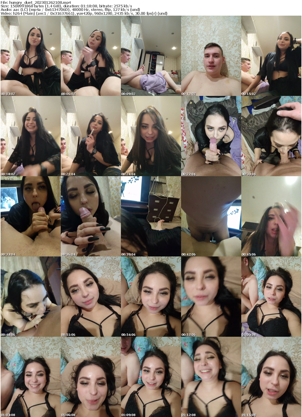 Preview thumb from hungry_duet on 2023-01-26 @ bongacams