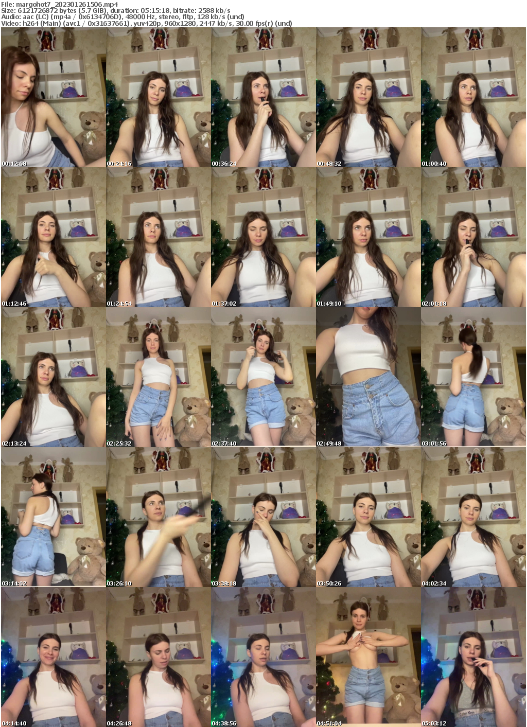 Preview thumb from margohot7 on 2023-01-26 @ bongacams