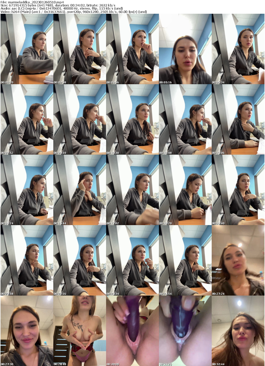 Preview thumb from marmeladdka on 2023-01-26 @ bongacams