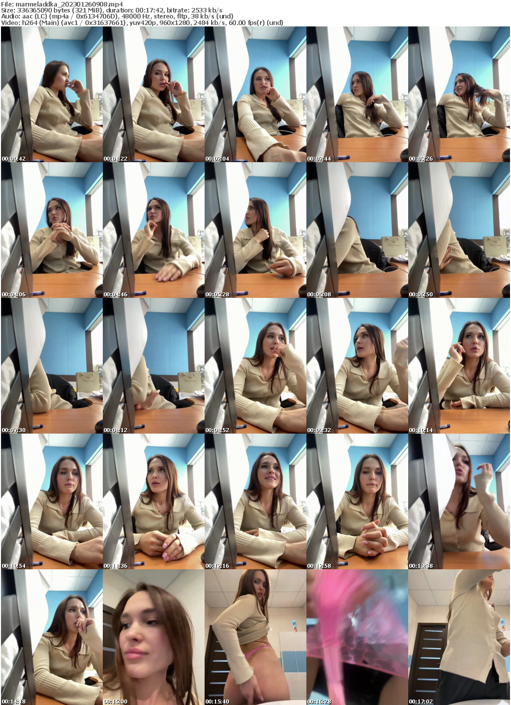 Preview thumb from marmeladdka on 2023-01-26 @ bongacams