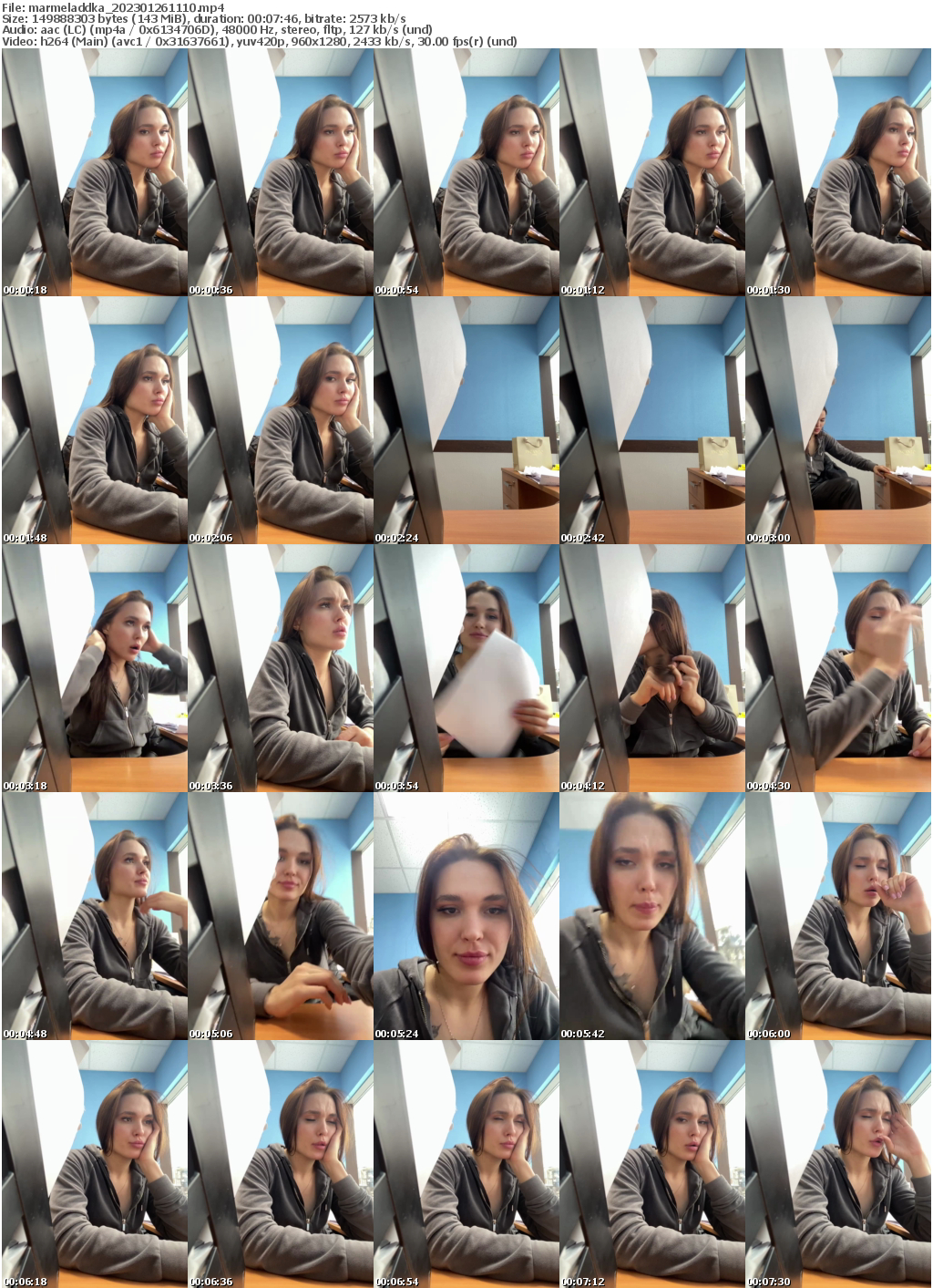 Preview thumb from marmeladdka on 2023-01-26 @ bongacams