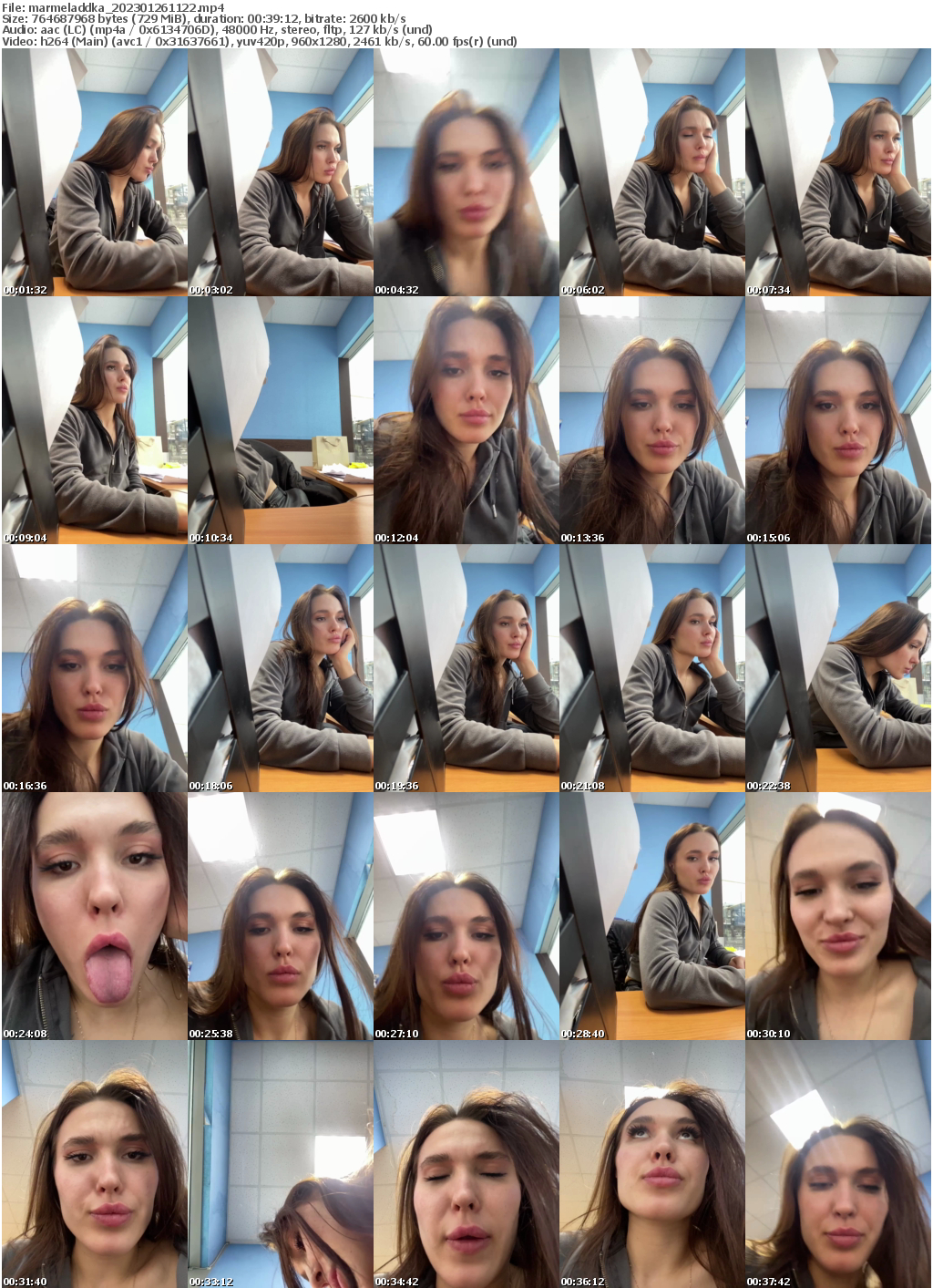 Preview thumb from marmeladdka on 2023-01-26 @ bongacams