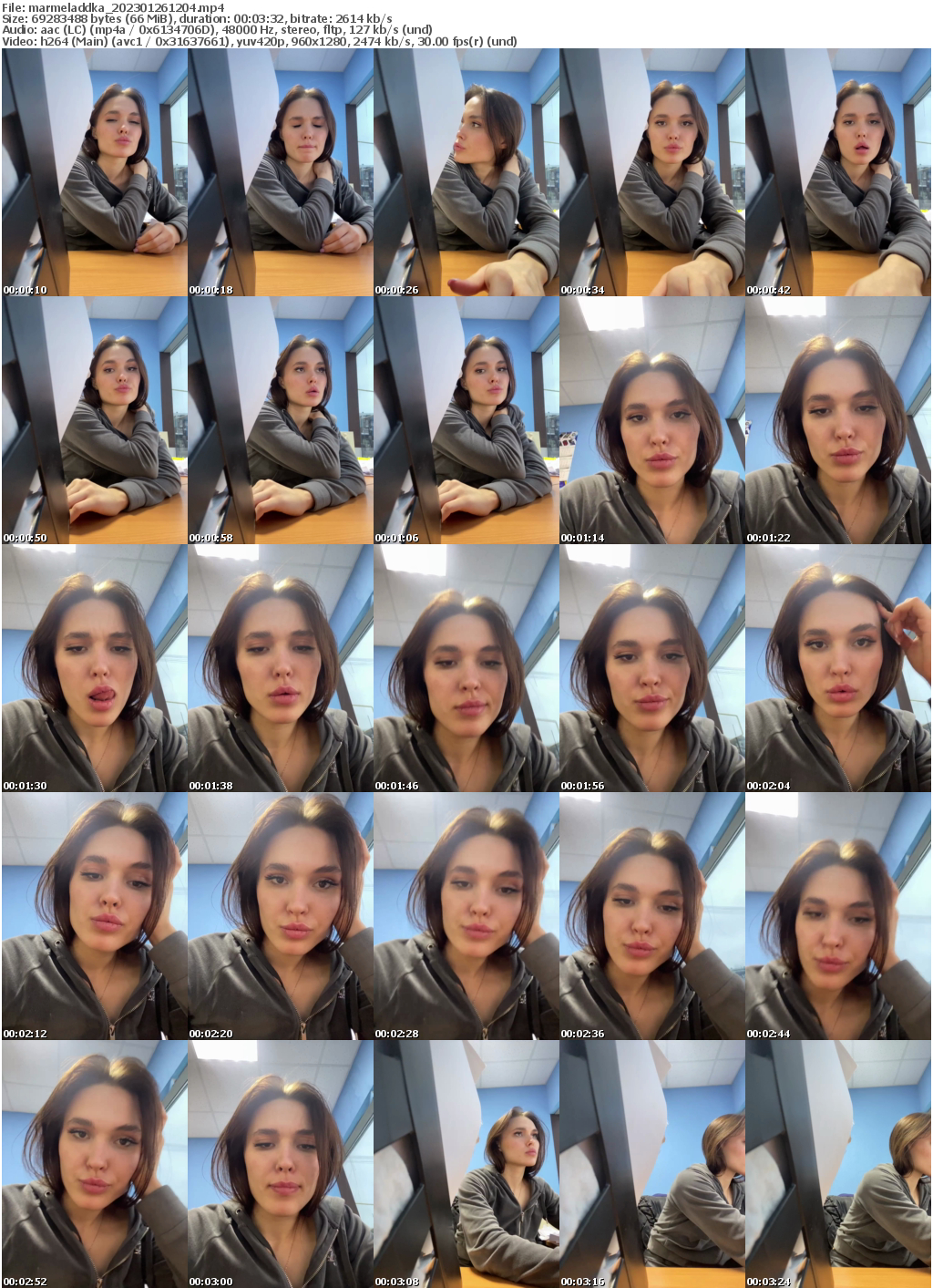 Preview thumb from marmeladdka on 2023-01-26 @ bongacams