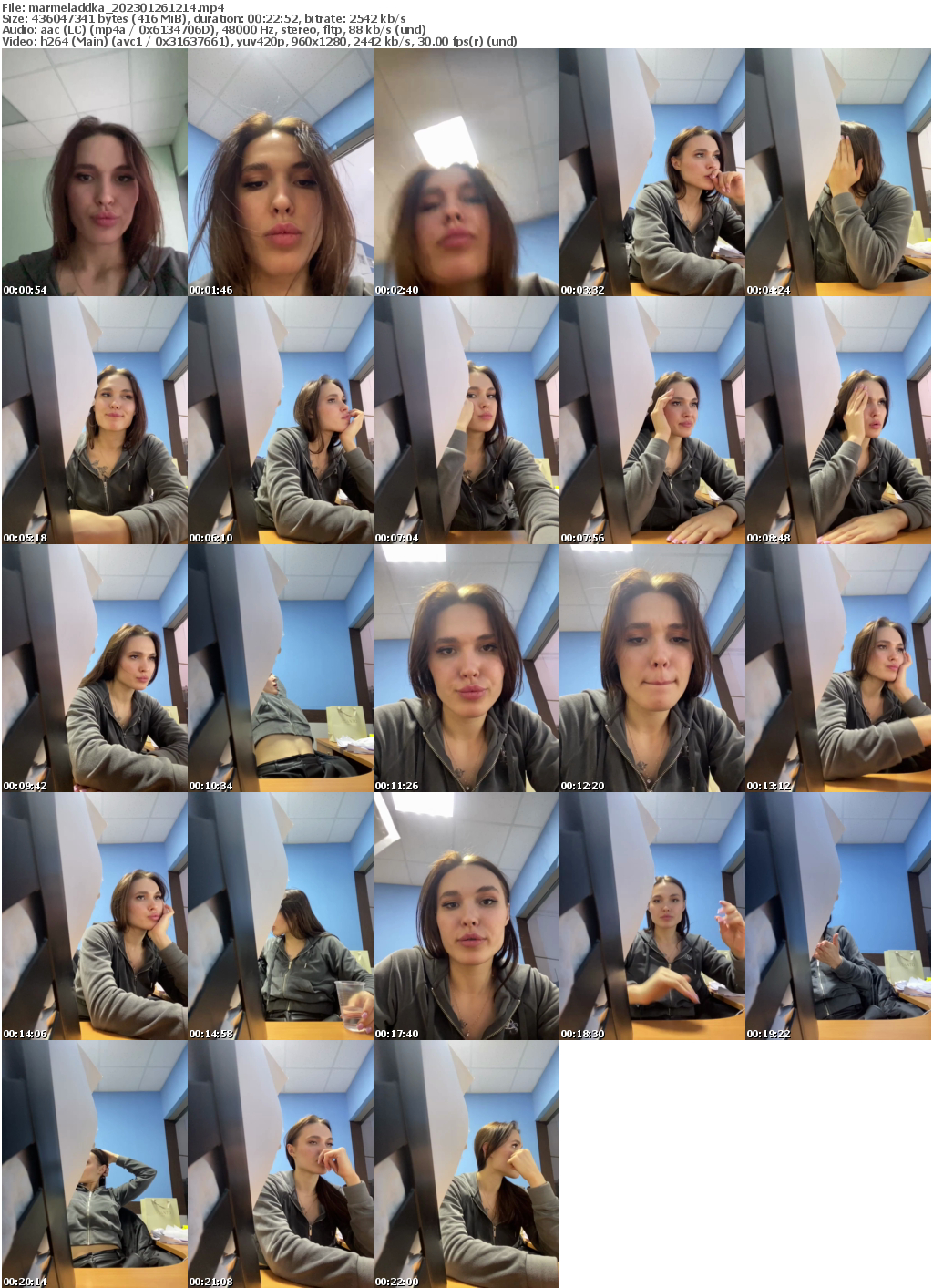 Preview thumb from marmeladdka on 2023-01-26 @ bongacams