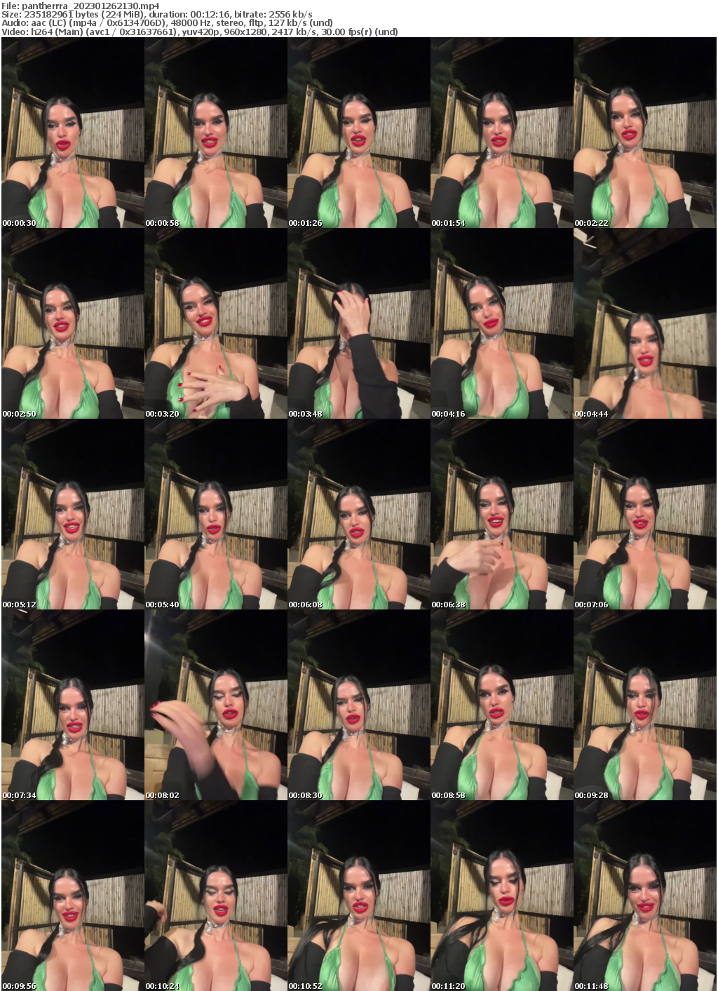 Preview thumb from pantherrra on 2023-01-26 @ bongacams