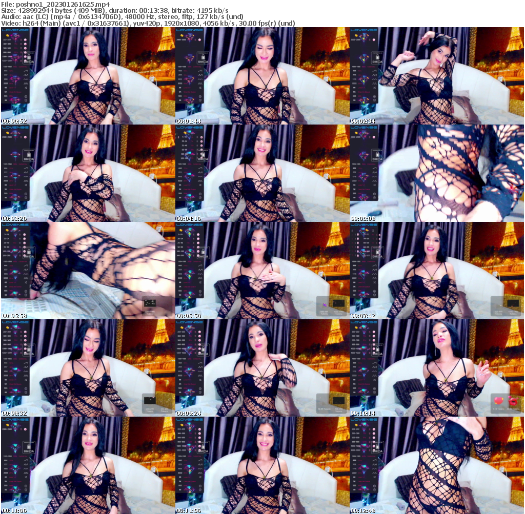 Preview thumb from poshno1 on 2023-01-26 @ bongacams