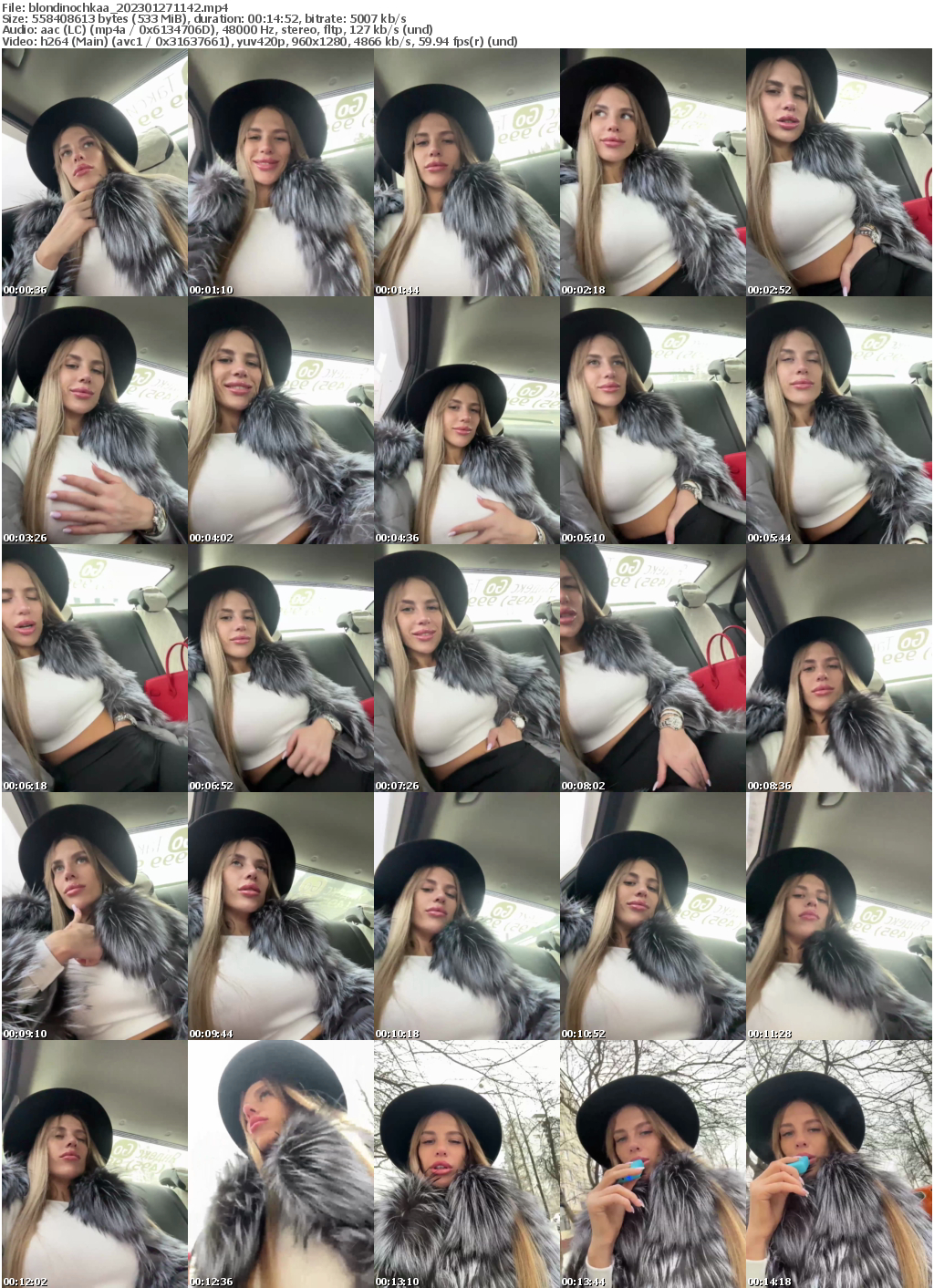 Preview thumb from blondinochkaa on 2023-01-27 @ bongacams