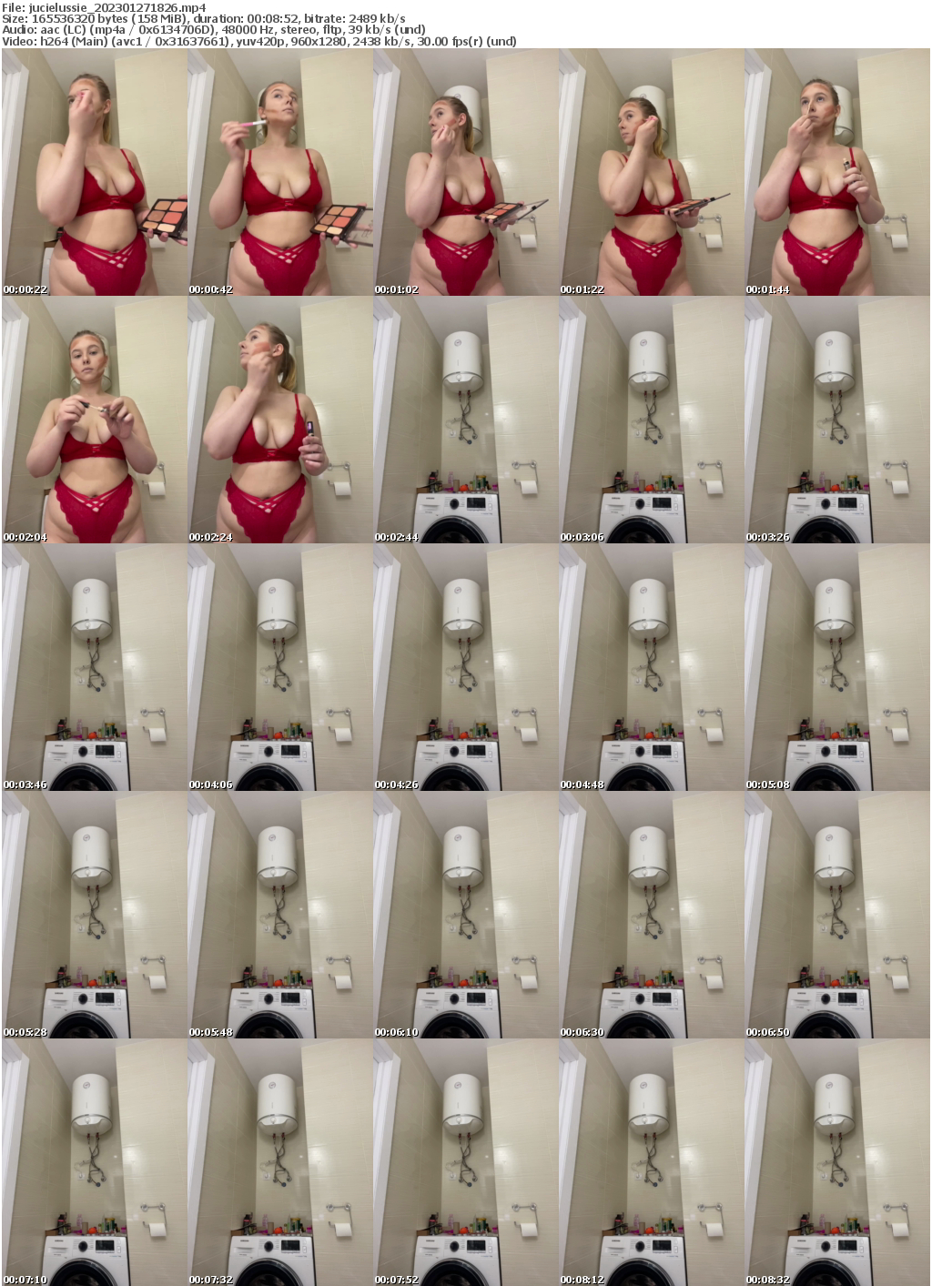 Preview thumb from jucielussie on 2023-01-27 @ bongacams