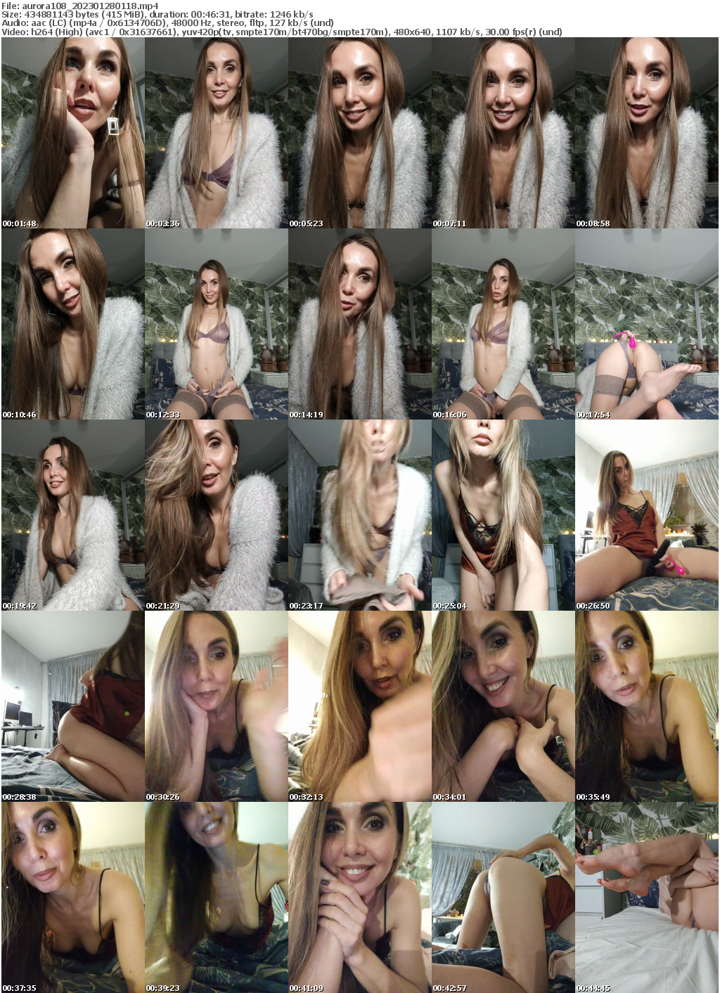 Preview thumb from aurora108 on 2023-01-28 @ bongacams