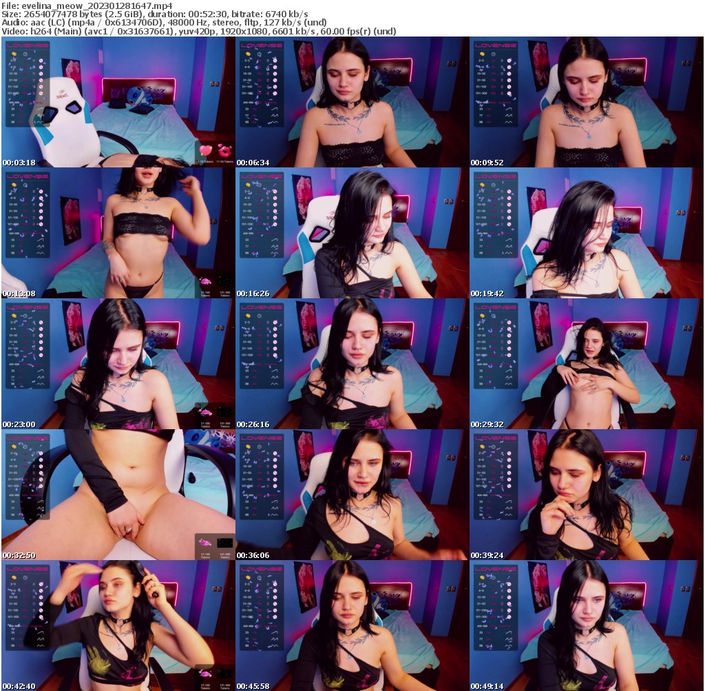 Preview thumb from evelina_meow on 2023-01-28 @ bongacams