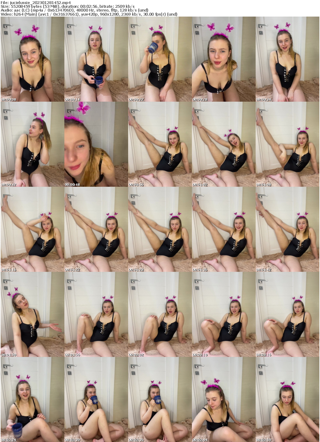 Preview thumb from jucielussie on 2023-01-28 @ bongacams