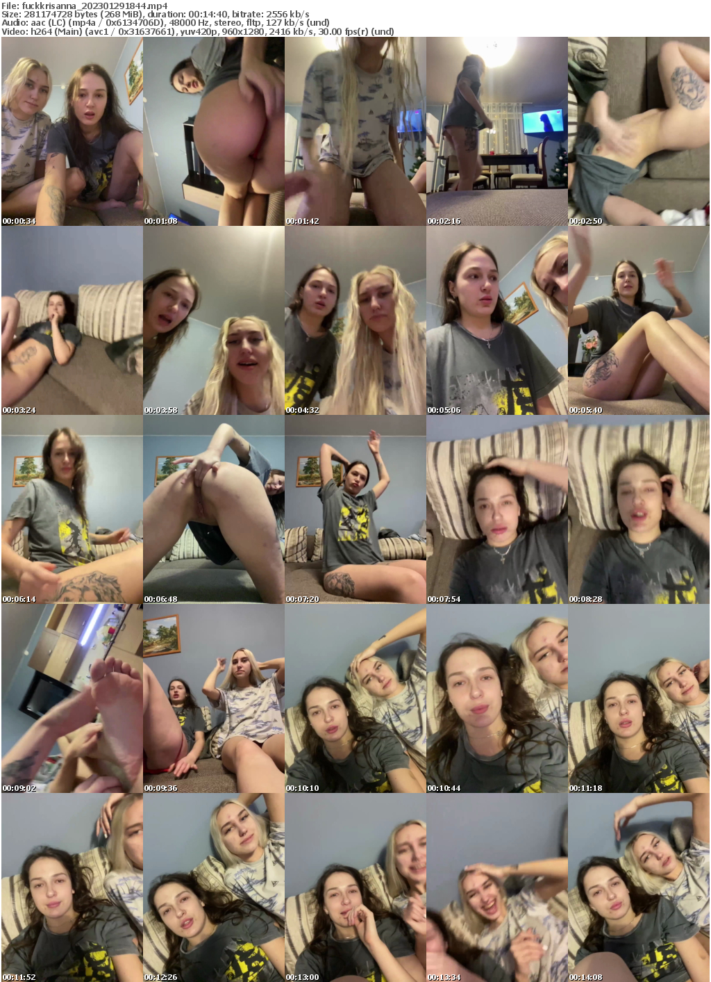 Preview thumb from fuckkrisanna on 2023-01-29 @ bongacams