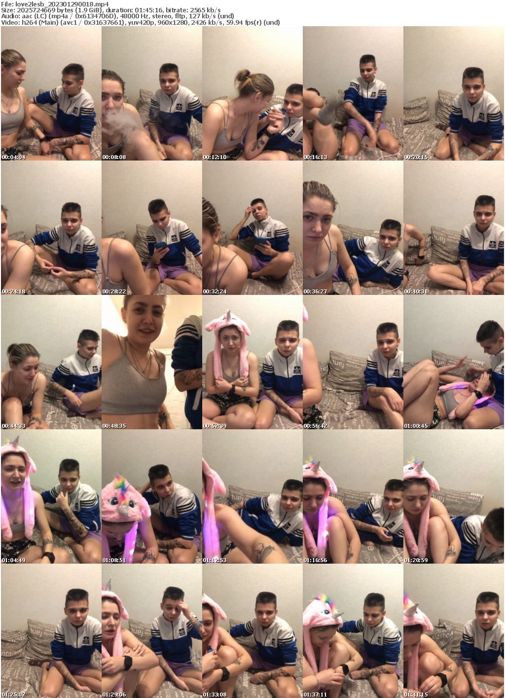 Preview thumb from love2lesb on 2023-01-29 @ bongacams