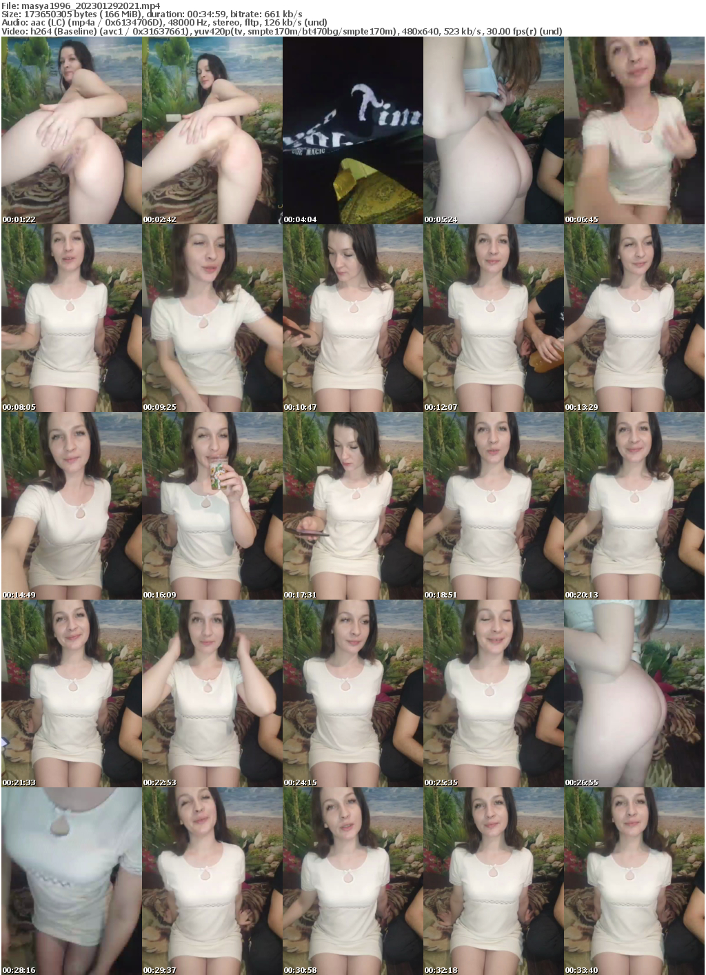 Preview thumb from masya1996 on 2023-01-29 @ bongacams