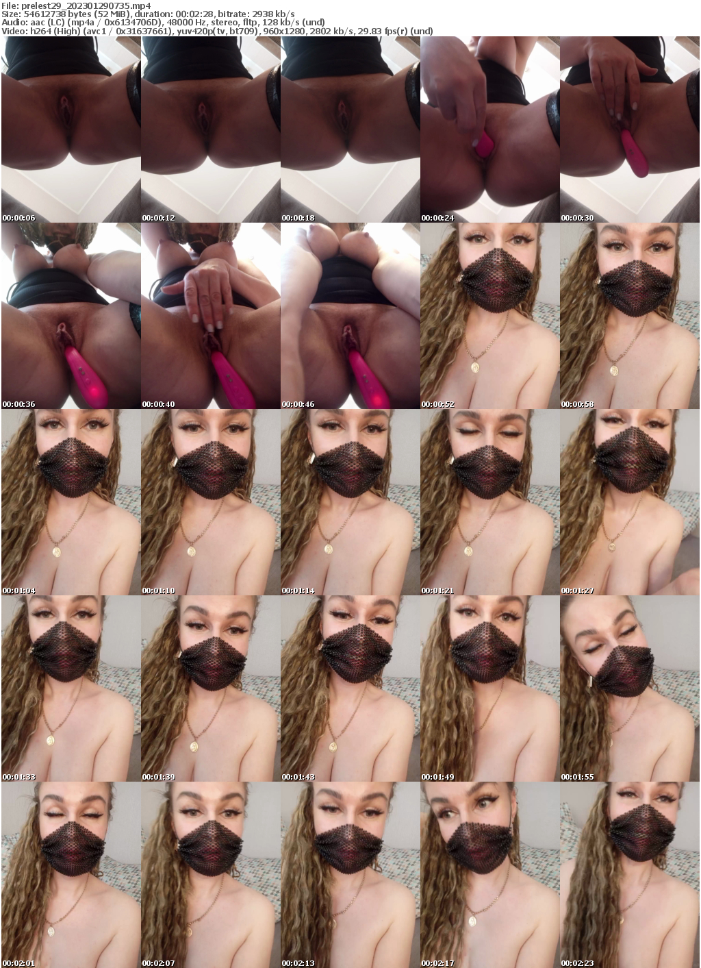 Preview thumb from prelest29 on 2023-01-29 @ bongacams