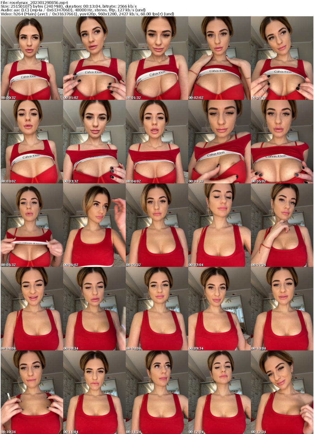 Preview thumb from roselynax on 2023-01-29 @ bongacams