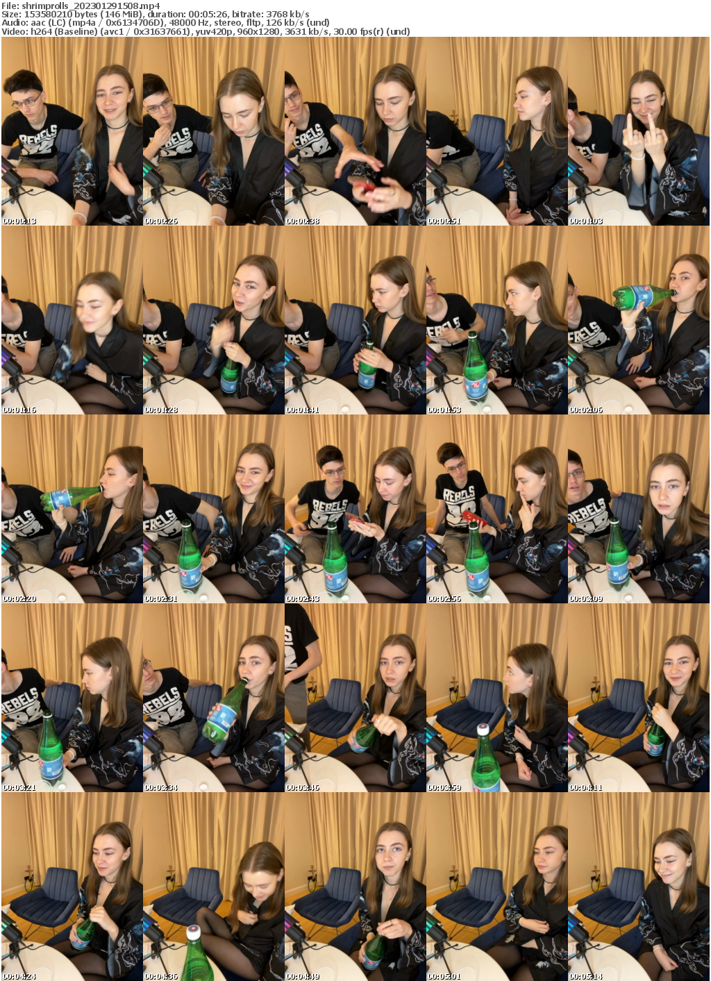 Preview thumb from shrimprolls on 2023-01-29 @ bongacams