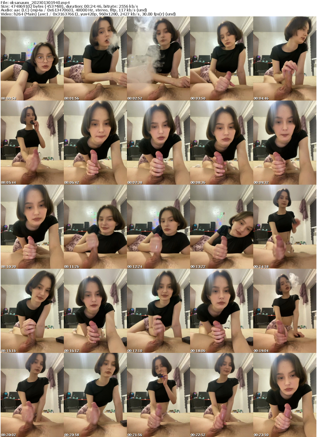 Preview thumb from oksanaum on 2023-01-30 @ bongacams