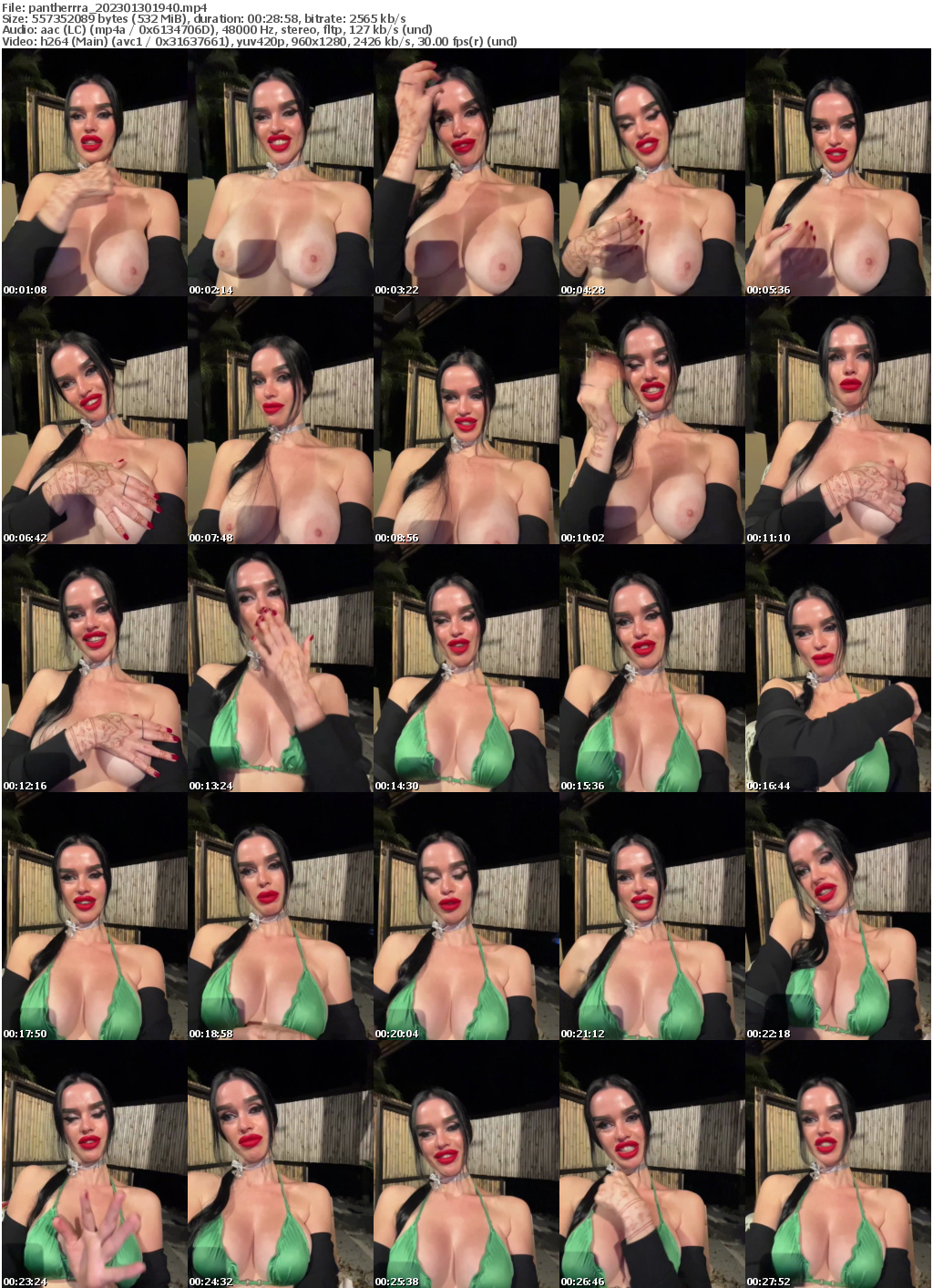 Preview thumb from pantherrra on 2023-01-30 @ bongacams