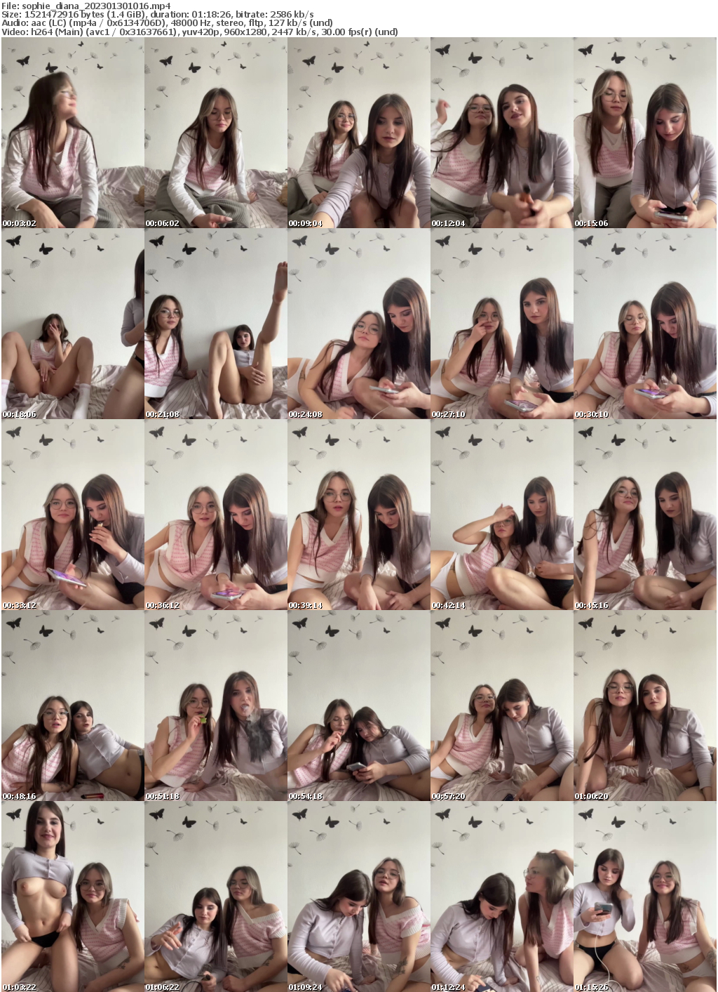 Preview thumb from sophie_diana on 2023-01-30 @ bongacams