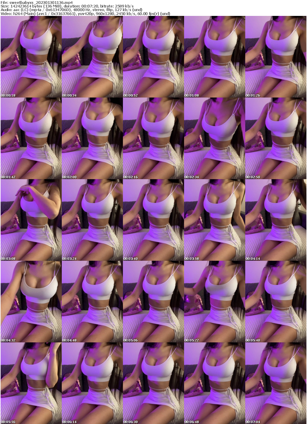 Preview thumb from sweetbabyxs on 2023-01-30 @ bongacams