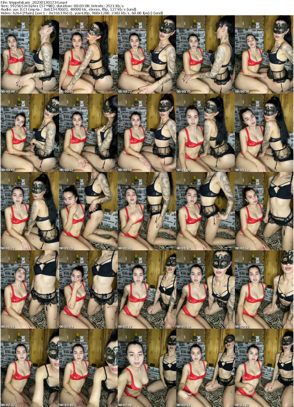 Preview thumb from trippelskam on 2023-01-30 @ bongacams