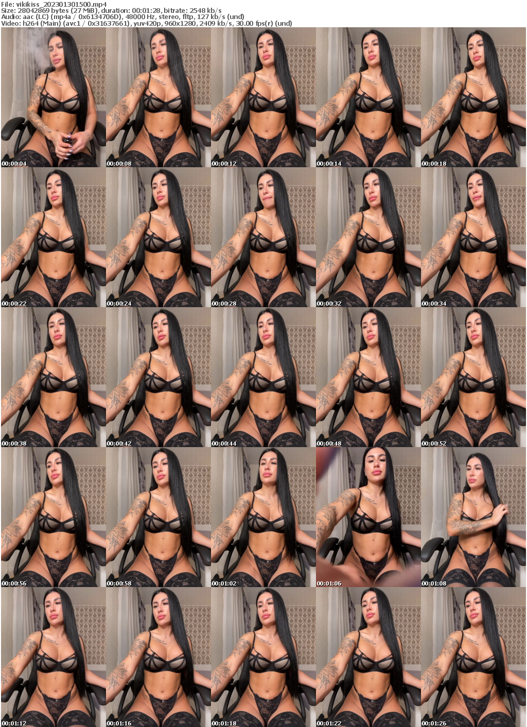 Preview thumb from vikikiss on 2023-01-30 @ bongacams