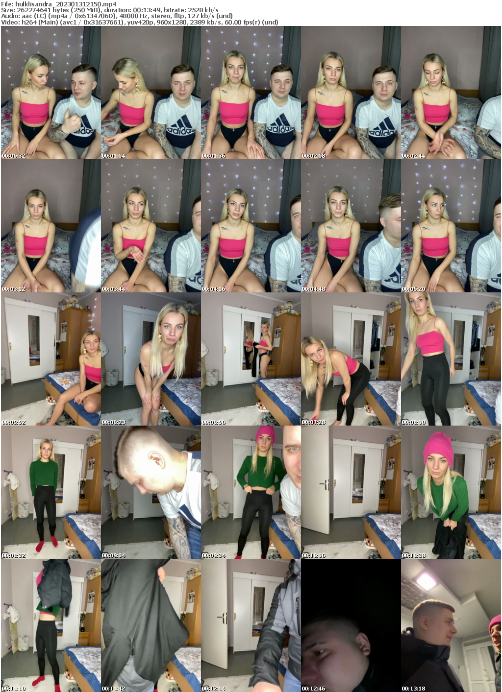 Preview thumb from hulklisandra on 2023-01-31 @ bongacams