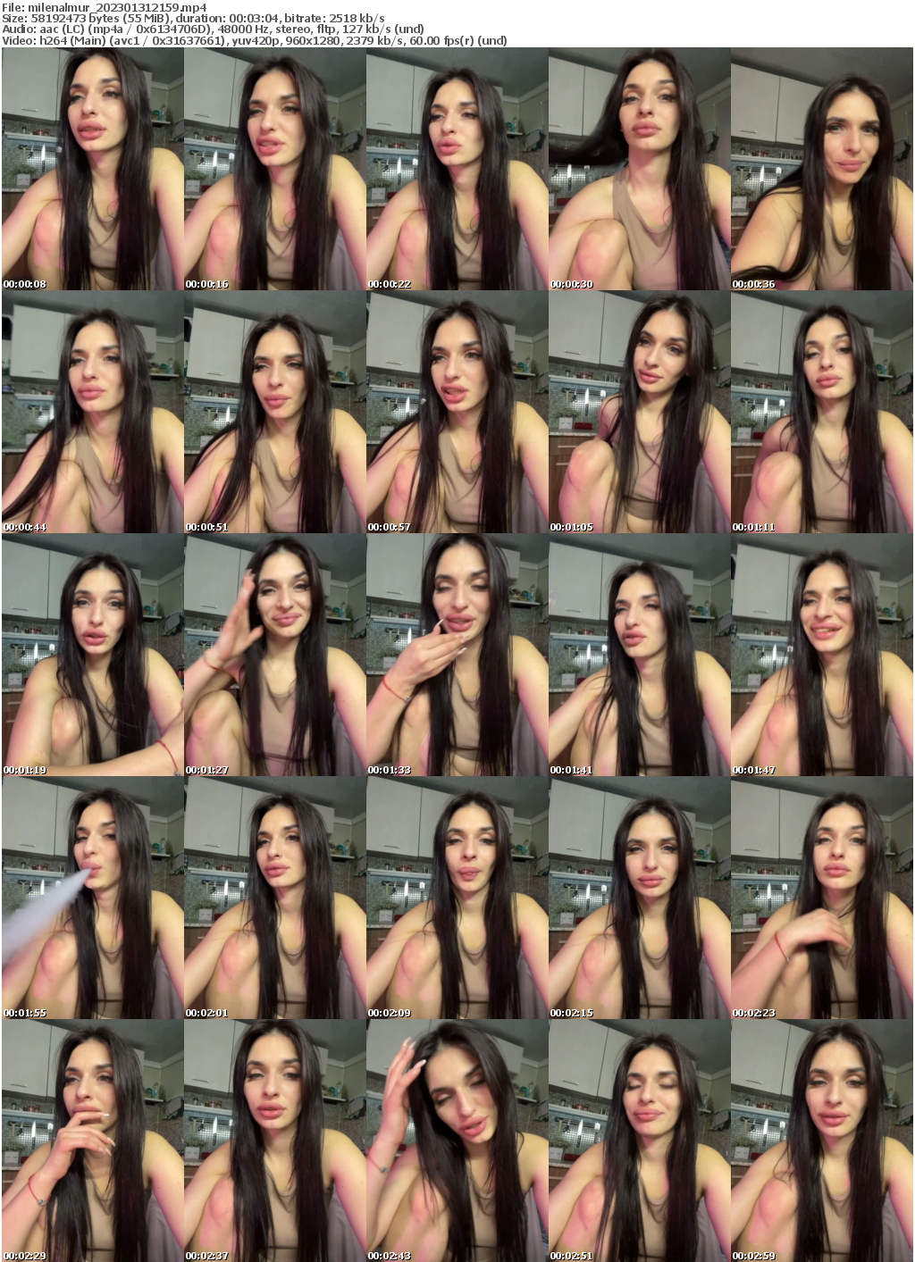 Preview thumb from milenalmur on 2023-01-31 @ bongacams