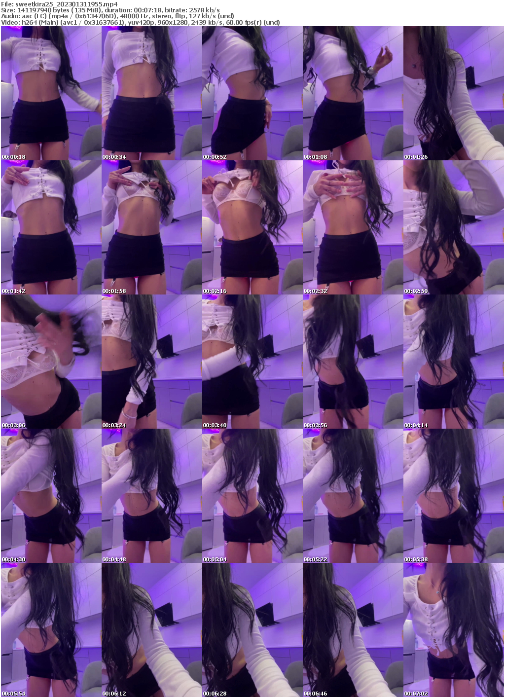 Preview thumb from sweetkira25 on 2023-01-31 @ bongacams