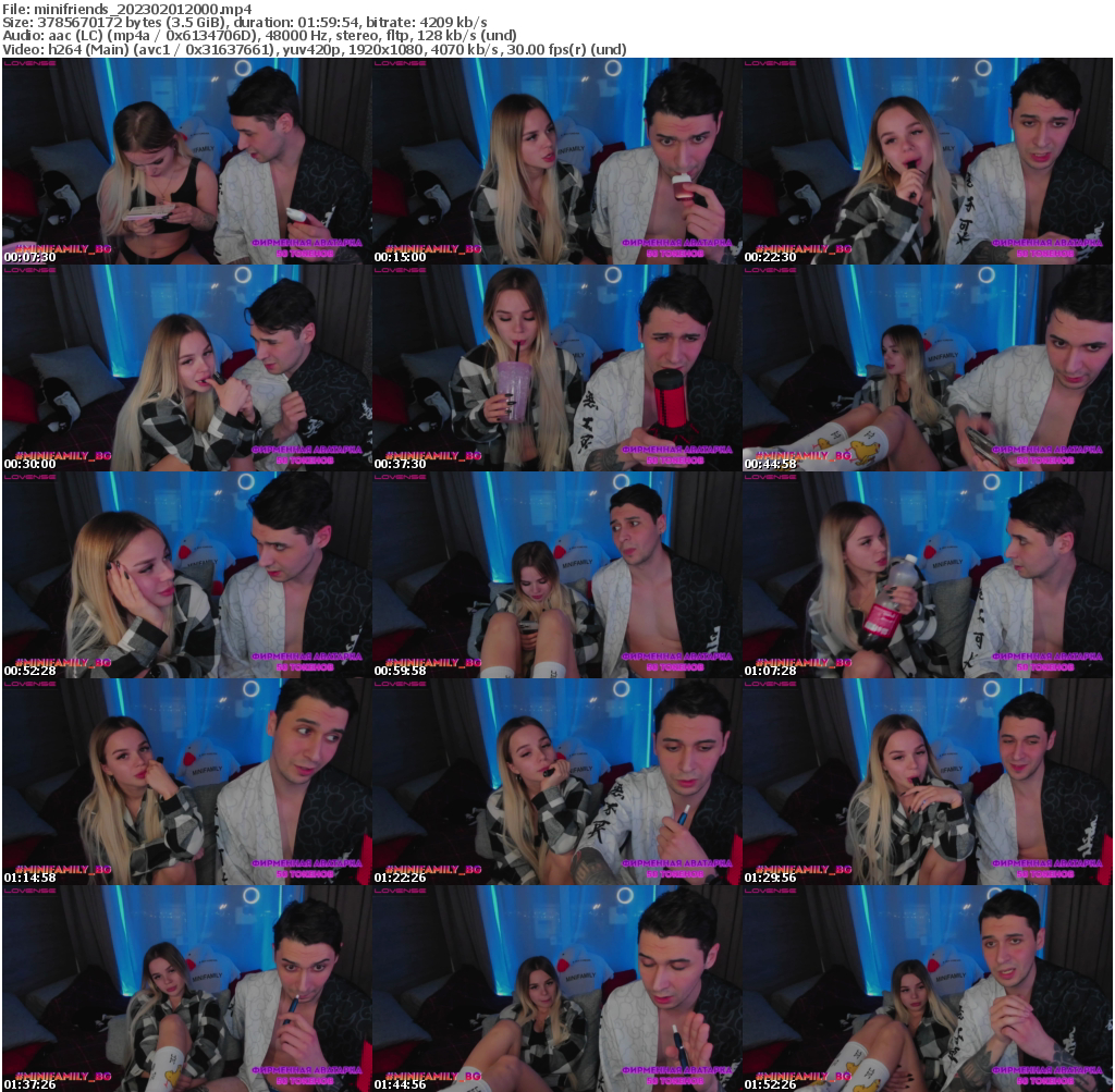 Preview thumb from minifriends on 2023-02-01 @ bongacams