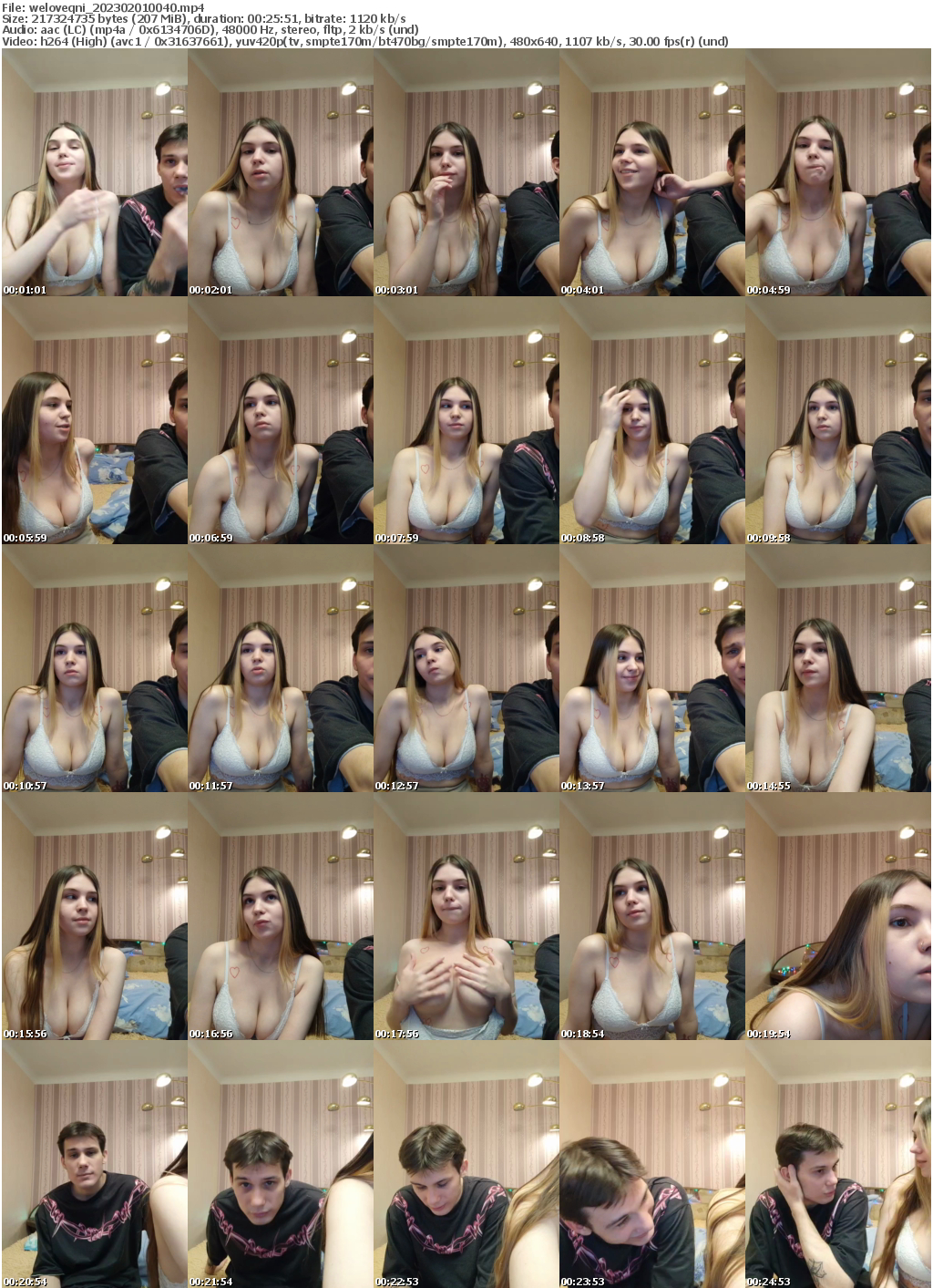 Preview thumb from weloveqni on 2023-02-01 @ bongacams