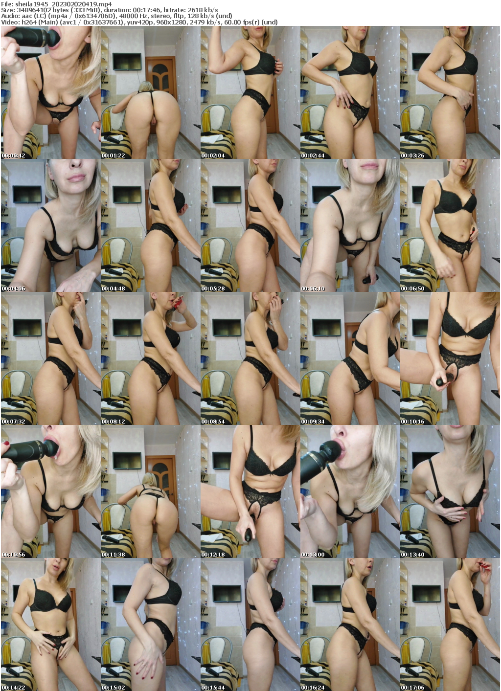 Preview thumb from sheila1945 on 2023-02-02 @ bongacams