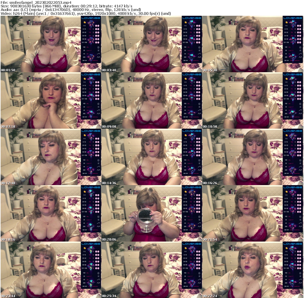 Preview thumb from smileofangel on 2023-02-02 @ bongacams