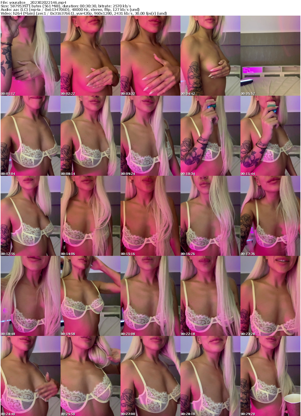 Preview thumb from youralice_ on 2023-02-02 @ bongacams