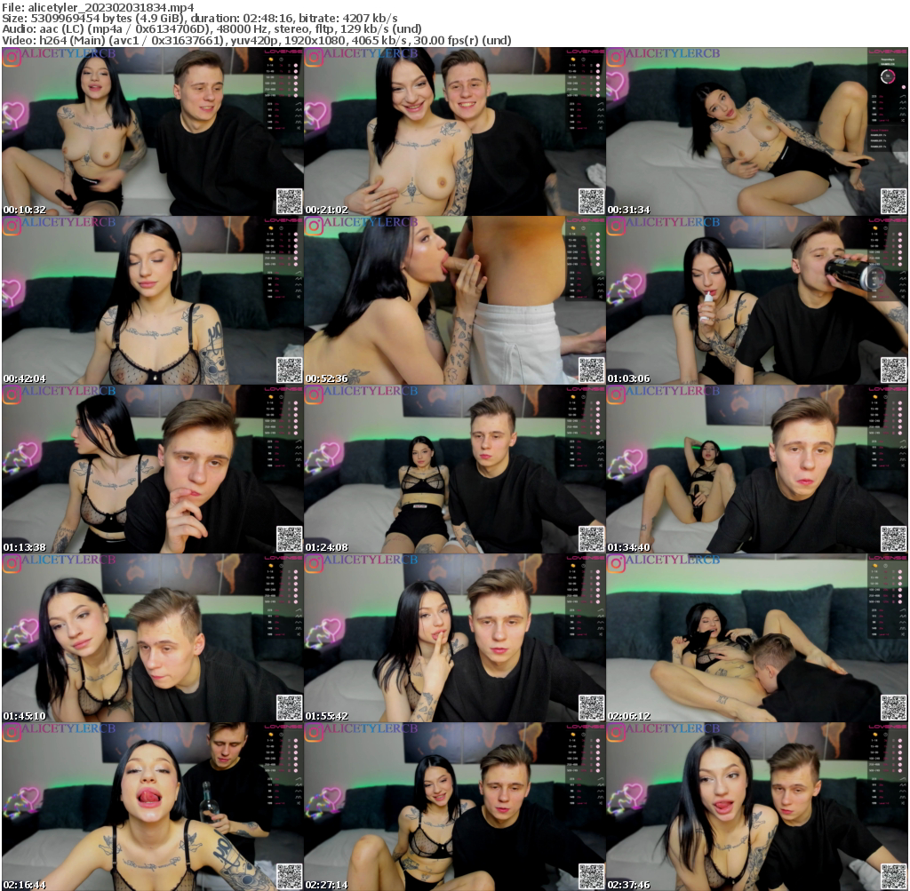 Preview thumb from alicetyler on 2023-02-03 @ bongacams