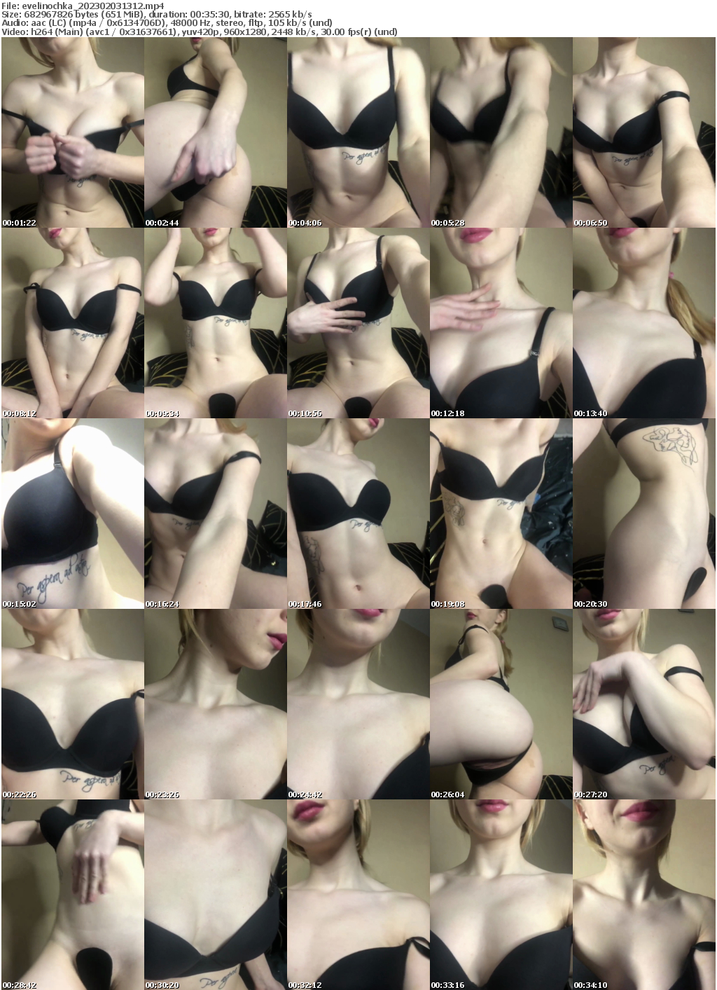 Preview thumb from evelinochka on 2023-02-03 @ bongacams