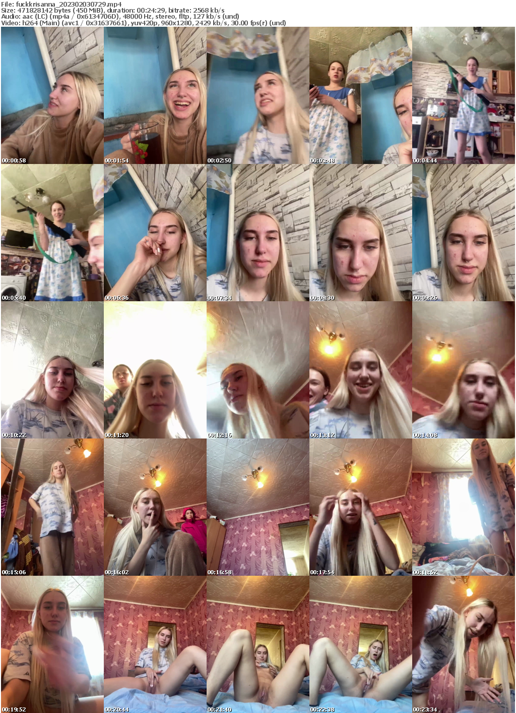 Preview thumb from fuckkrisanna on 2023-02-03 @ bongacams