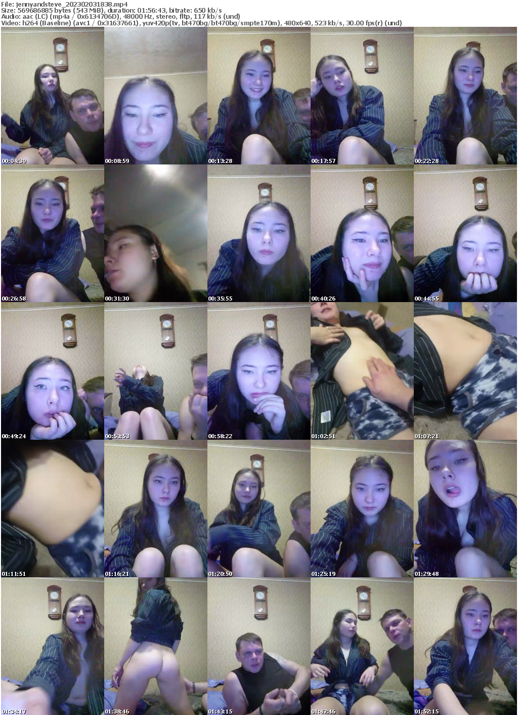 Preview thumb from jennyandsteve on 2023-02-03 @ bongacams