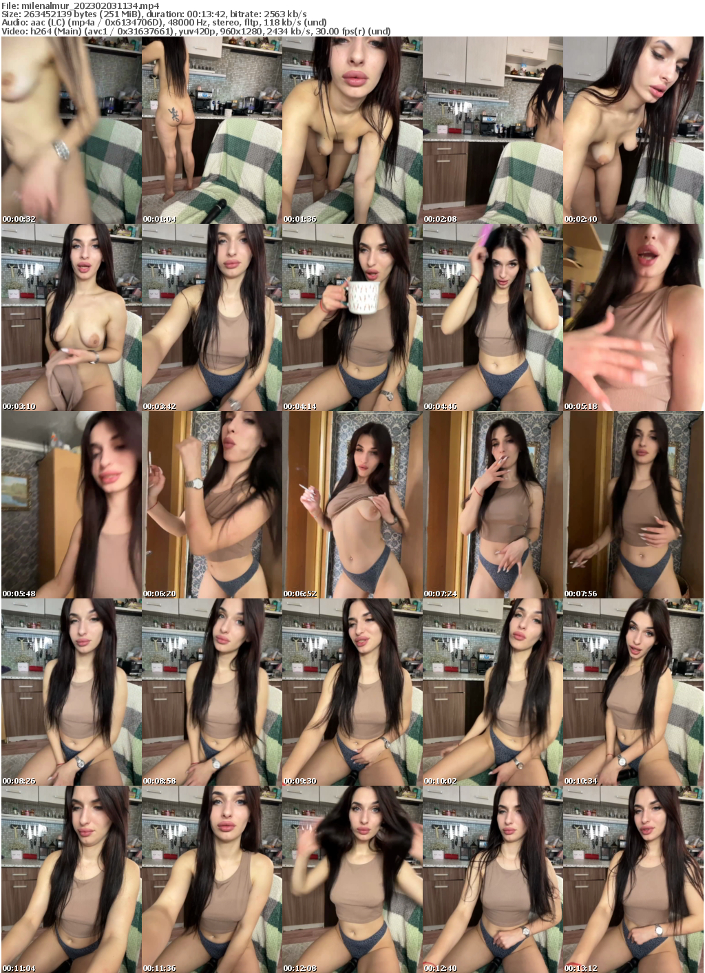 Preview thumb from milenalmur on 2023-02-03 @ bongacams