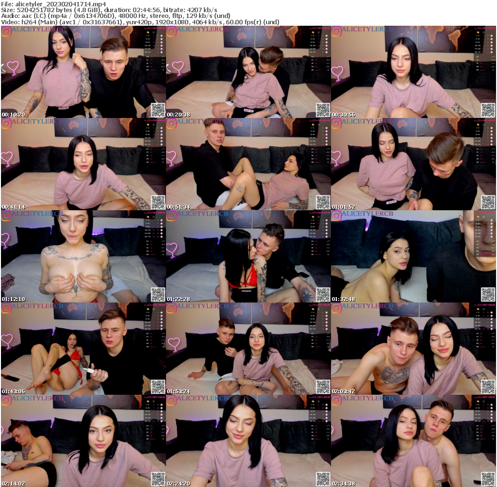 Preview thumb from alicetyler on 2023-02-04 @ bongacams