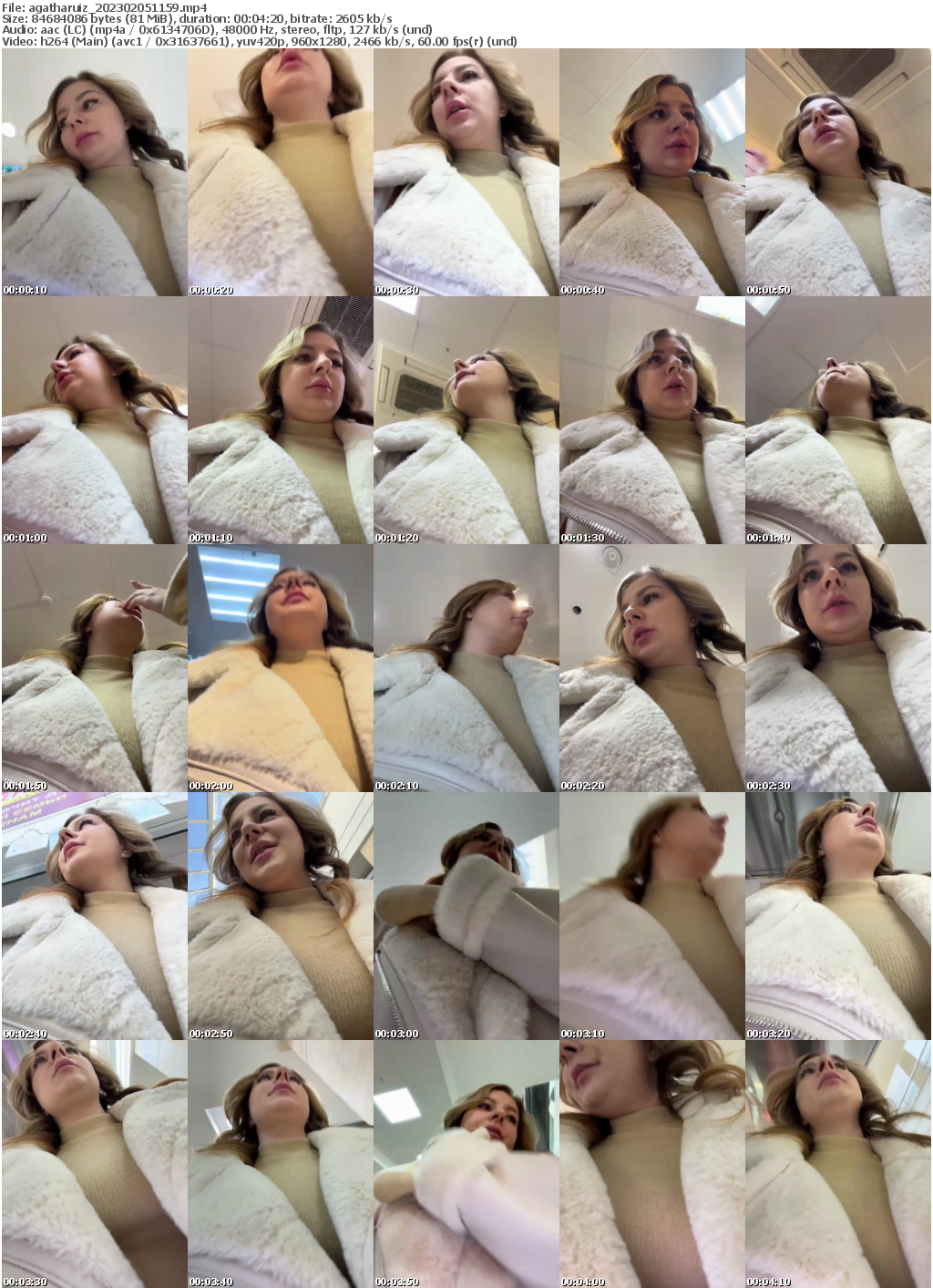 Preview thumb from agatharuiz on 2023-02-05 @ bongacams