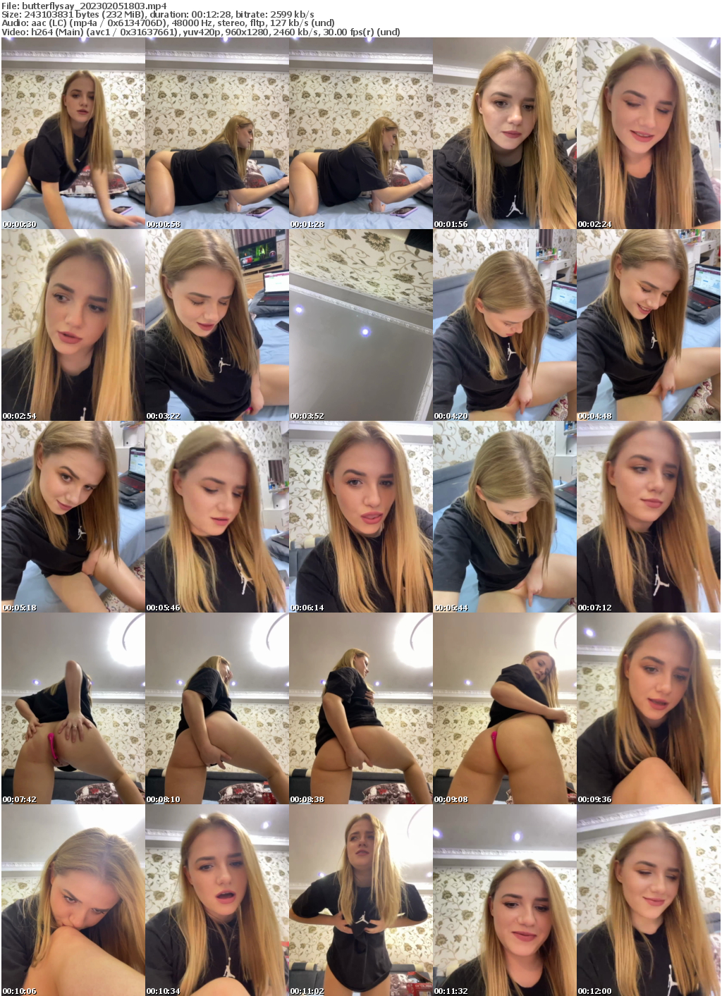 Preview thumb from butterflysay on 2023-02-05 @ bongacams