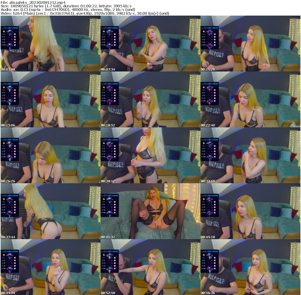 Preview thumb from alisaaleks on 2023-02-08 @ bongacams