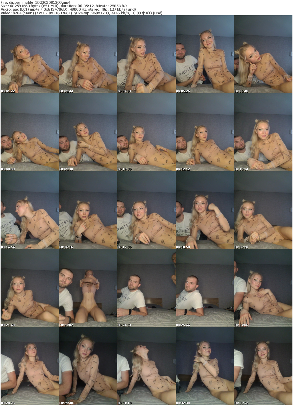 Preview thumb from dipper_mable on 2023-02-08 @ bongacams