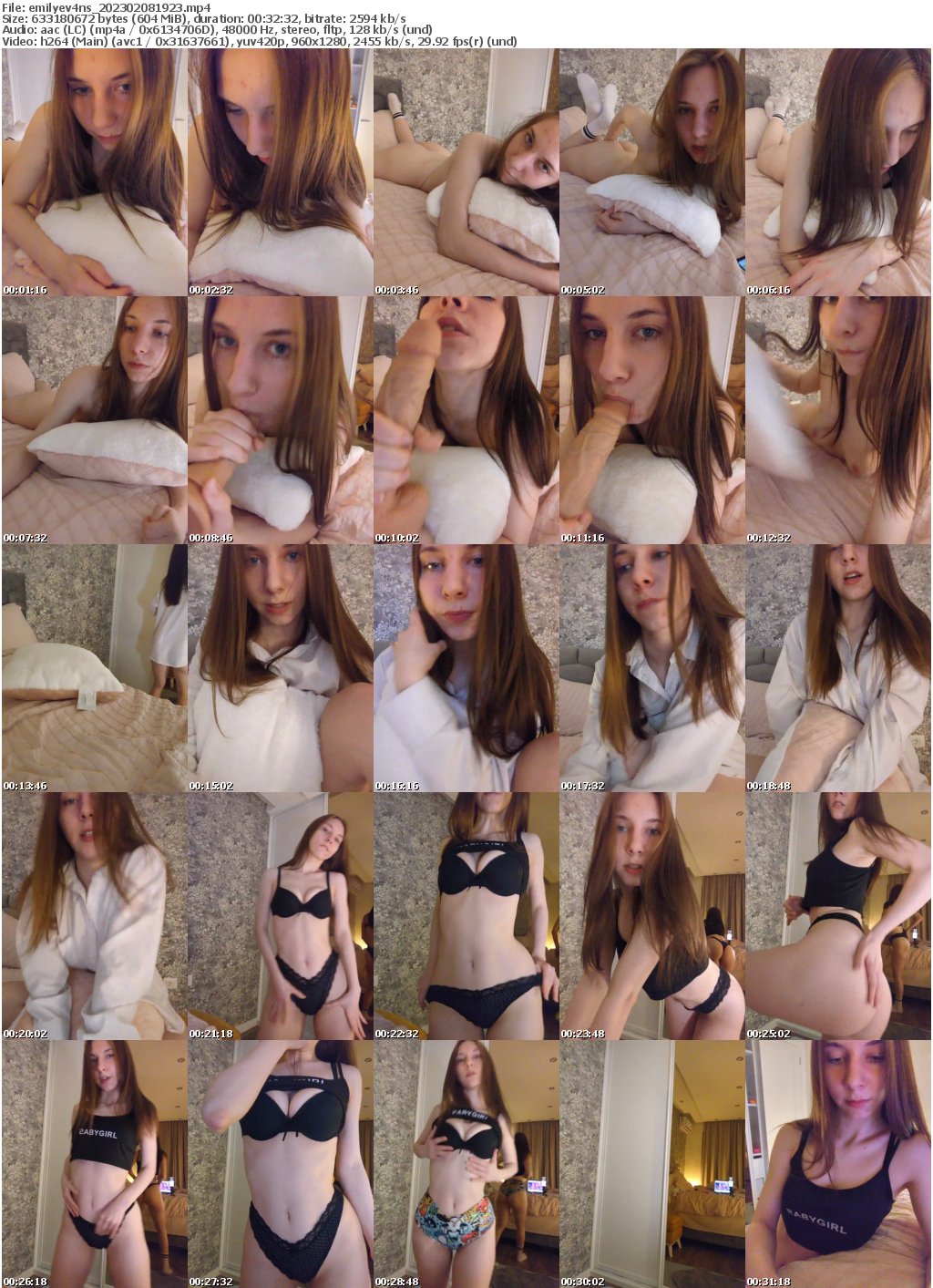 Preview thumb from emilyev4ns on 2023-02-08 @ bongacams