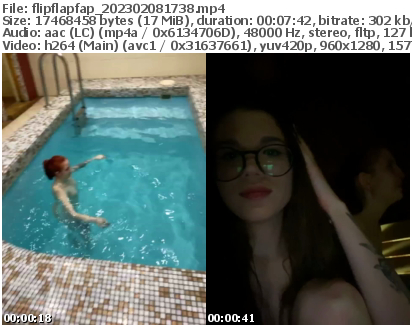 Preview thumb from flipflapfap on 2023-02-08 @ bongacams