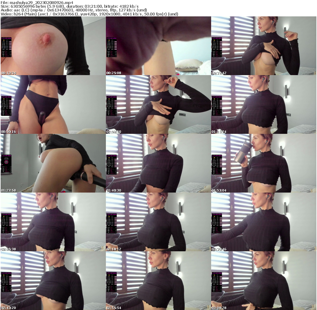 Preview thumb from mashulya29 on 2023-02-08 @ bongacams