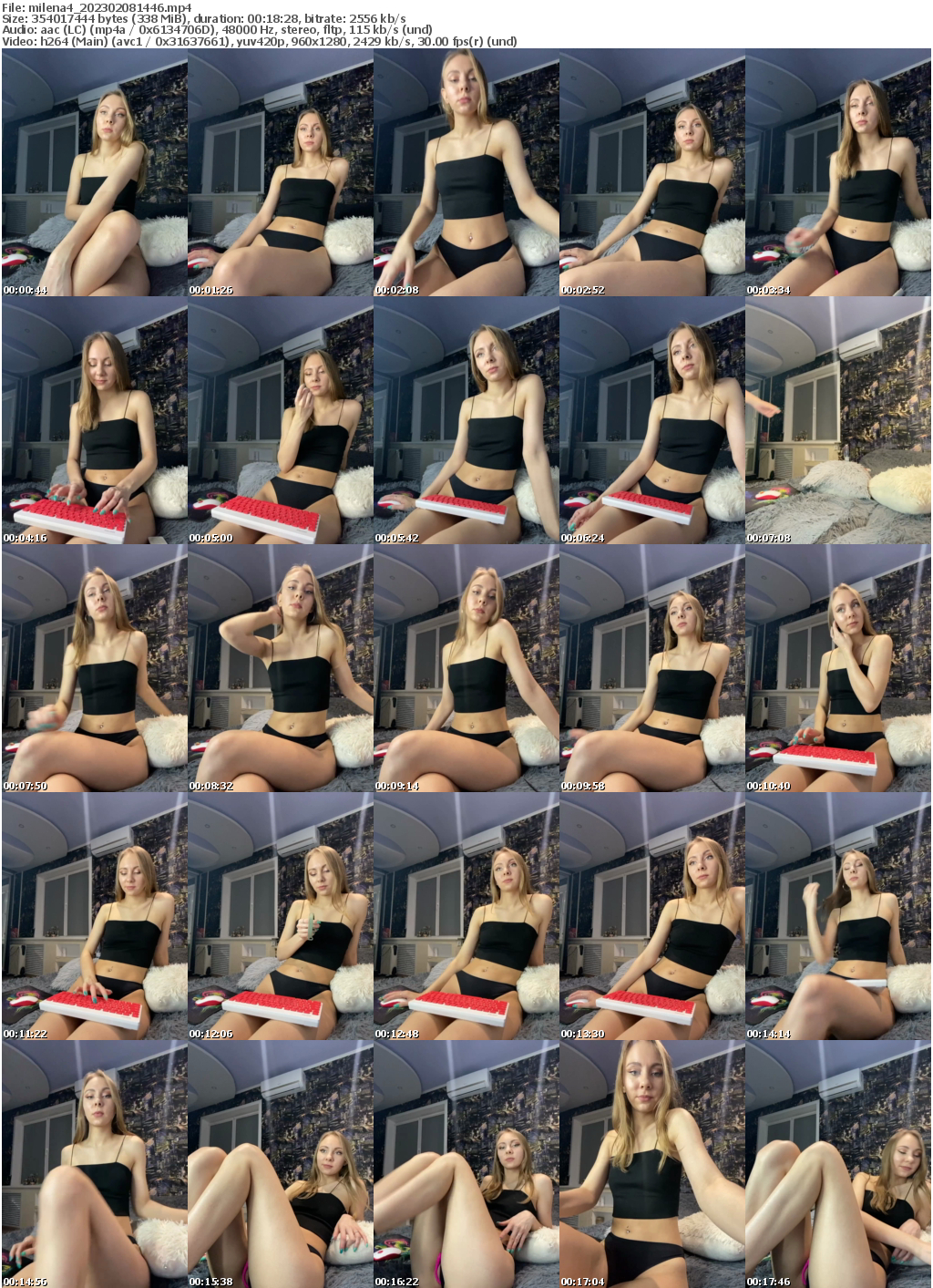 Preview thumb from milena4 on 2023-02-08 @ bongacams